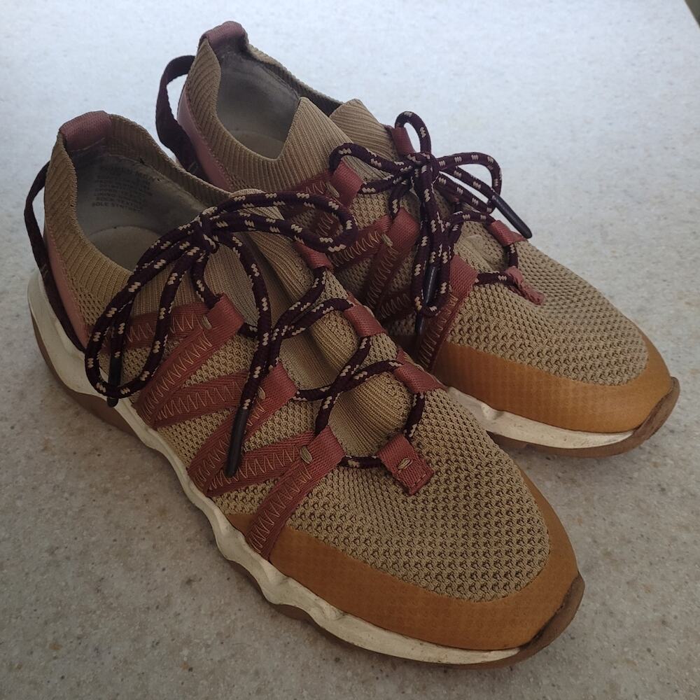 Madewell Field Knit Sneakers Womens 10 Desert Dune Multi MWL NF189 Gorpcore